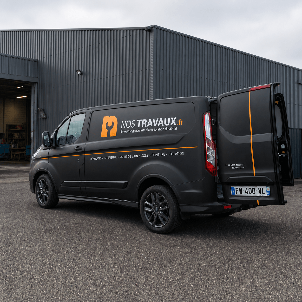 Camion Nos Travaux au Mans