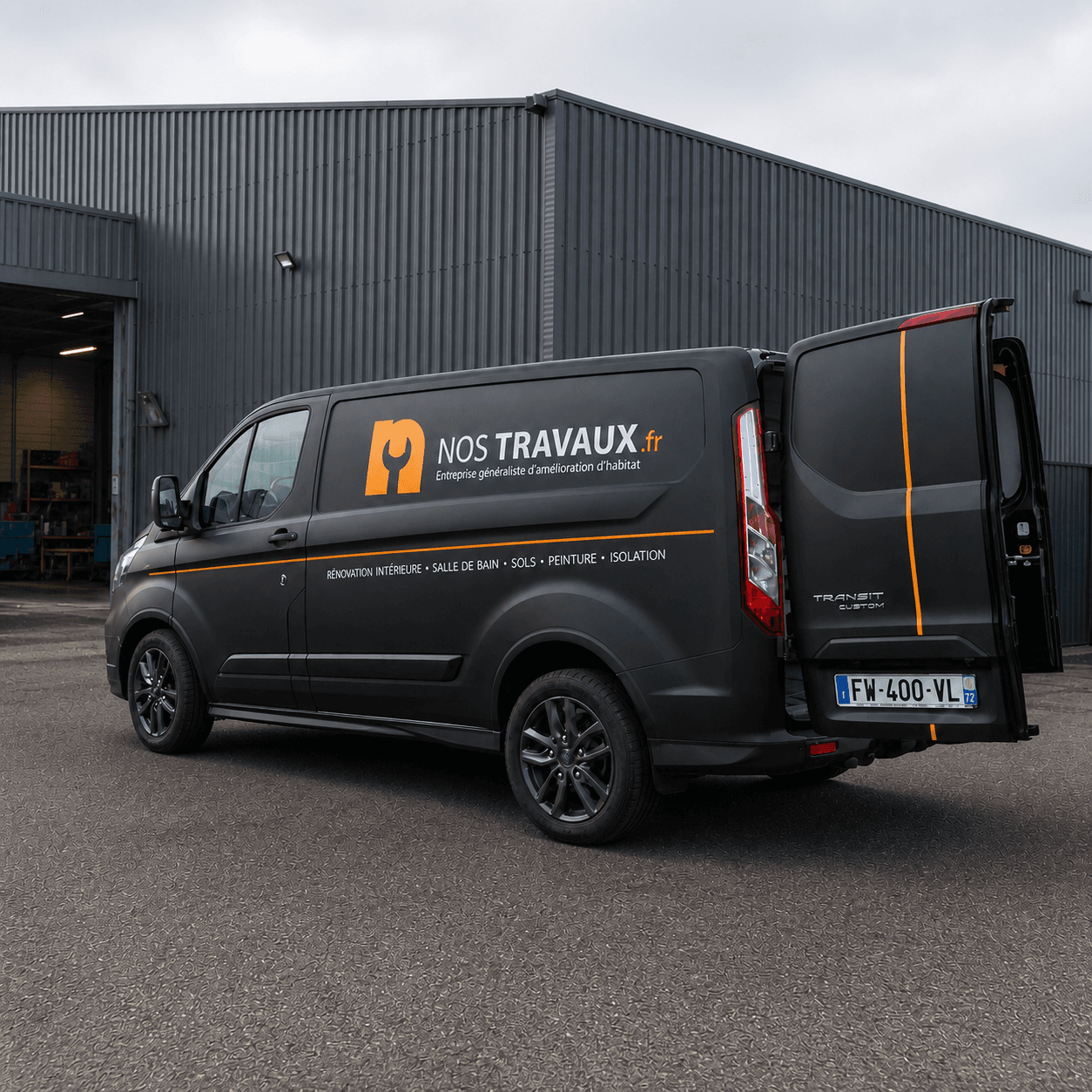 Camion Nos Travaux au Mans